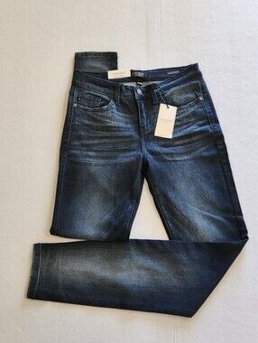 Judy Blue Indigo Wash Skinny Mid Rise Jeans Size 9